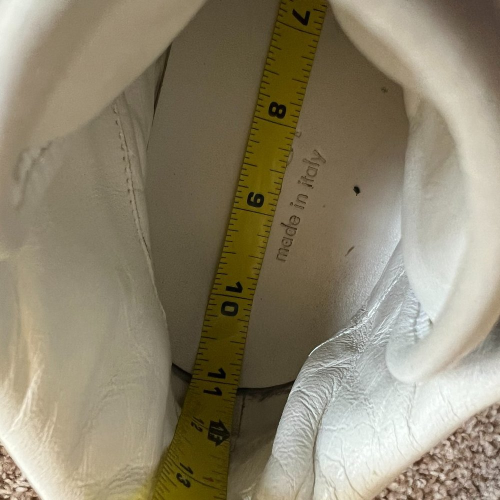 Gucci Men's Rebound Interlocking GG Mid High-Top Grey Sneakers - Picture 13 of 14